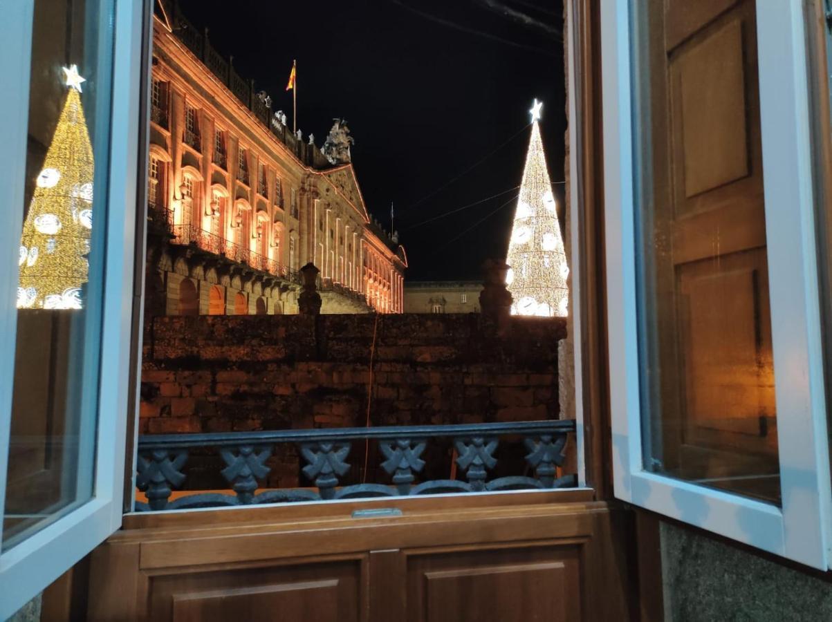Apartamento Con Vistas A La Catedral Santiago de Compostela Bagian luar foto